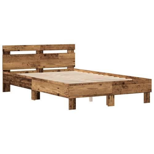 Drveni okvir kreveta Prirodni Čvrsto drvo 120 x 200 cm Izdržljiv Cijena