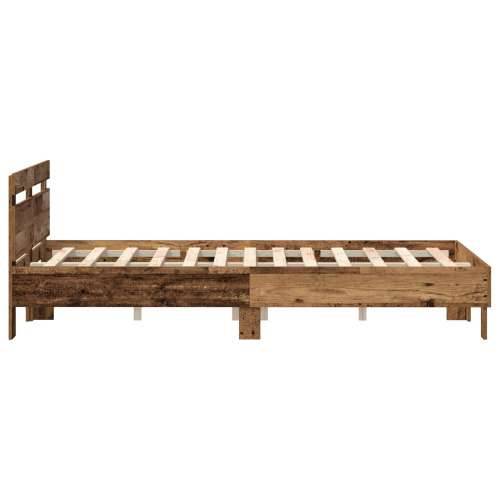 Drveni okvir kreveta Prirodni Čvrsto drvo 120 x 200 cm Izdržljiv Cijena