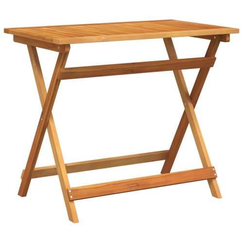 Sklopivi vrtni stol Pravokutni 100x55x75 cm Čvrsto drvo Bagrem Cijena