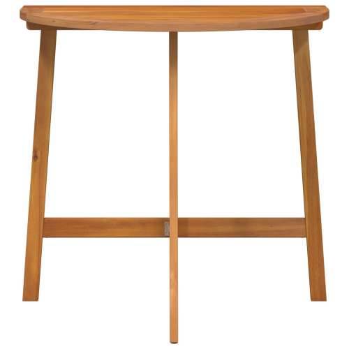 sklopivi vrtni stol poluokrugli 78x46x75 cm čvrsto drvo bagrem Cijena