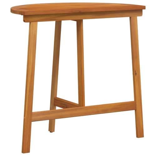 sklopivi vrtni stol poluokrugli 78x46x75 cm čvrsto drvo bagrem Cijena