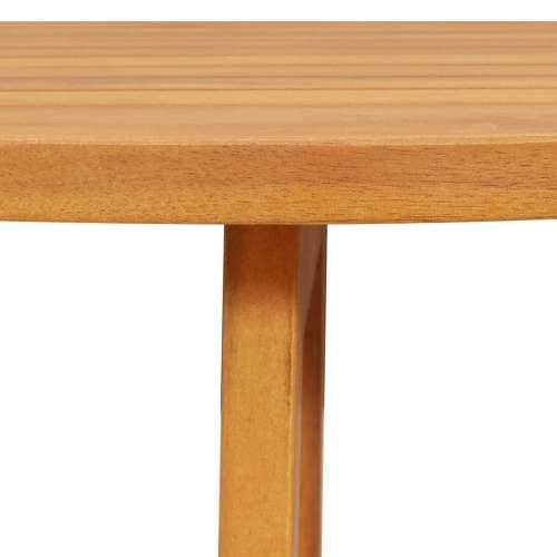 sklopivi vrtni stol poluokrugli 78x46x75 cm čvrsto drvo bagrem Cijena