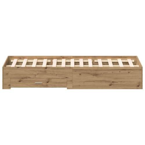 Krevet s ladicama Artisan Oak 180x200 cm Konstruirano drvo Cijena