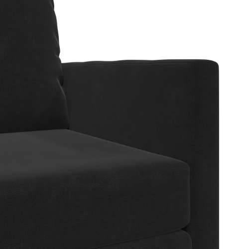 Sofa na razvlačenje 2-u-1 Crna 74x77x81 cm Velur Cijena