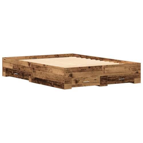 okvir kreveta s ladicama Staro drvo Konstruirano drvo 160 x 200 cm Cijena