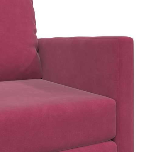 Sofa na razvlačenje 2-u-1 Vinski crveni 74x77x81 cm Baršun Cijena