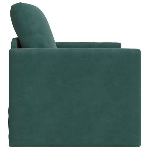 Sofa krevet 2-u-1 Tamno zelena 74x77x81 cm Velvet Cijena