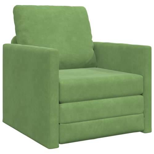 Sofa na kat 2-u-1 Svijetlozelena 74x77x81 cm Baršun Cijena