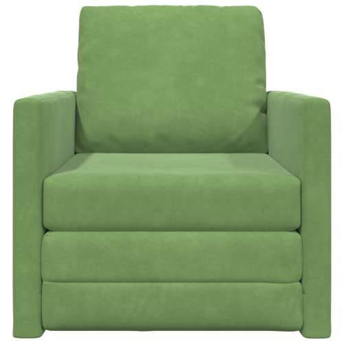 Sofa na kat 2-u-1 Svijetlozelena 74x77x81 cm Baršun Cijena
