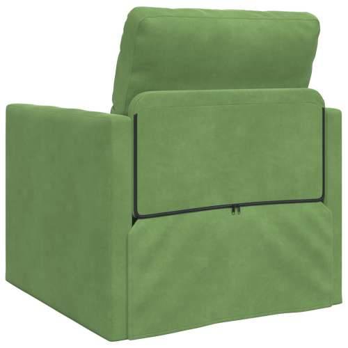 Sofa na kat 2-u-1 Svijetlozelena 74x77x81 cm Baršun Cijena