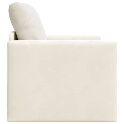 Sofa na razvlačenje 2-u-1 Krem 74x77x81 cm Baršun Cijena