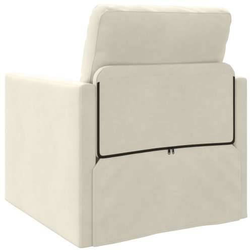 Sofa na razvlačenje 2-u-1 Krem 74x77x81 cm Baršun Cijena