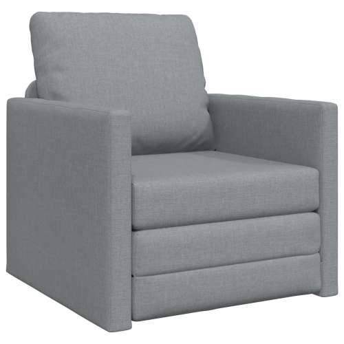 Podni Sofa Krevet 2-u-1 Svijetlosiva 74x77x81 cm Tkanina Cijena