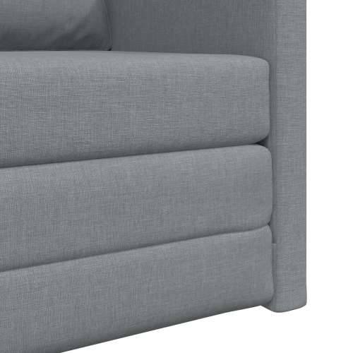Podni Sofa Krevet 2-u-1 Svijetlosiva 74x77x81 cm Tkanina Cijena