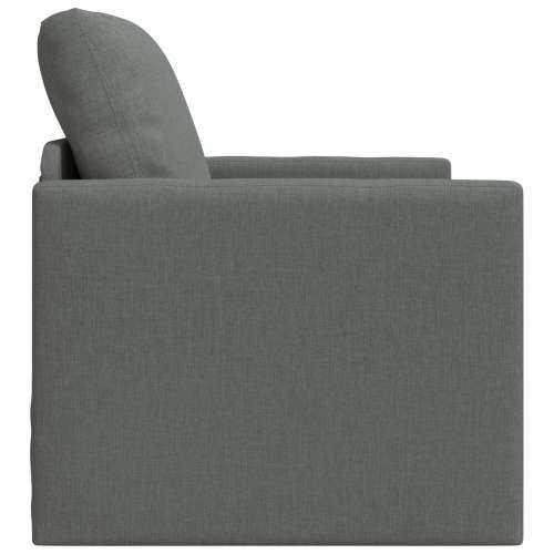 podna sofa krevet 2-u-1 Tamno siva 74x77x81 cm Tkanina Cijena
