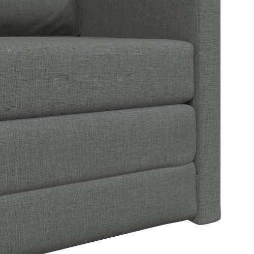 podna sofa krevet 2-u-1 Tamno siva 74x77x81 cm Tkanina Cijena