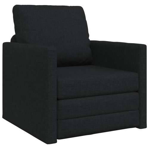 Floor Sofa Bed 2-u-1 Crna 74x77x81 cm Tkanina Cijena