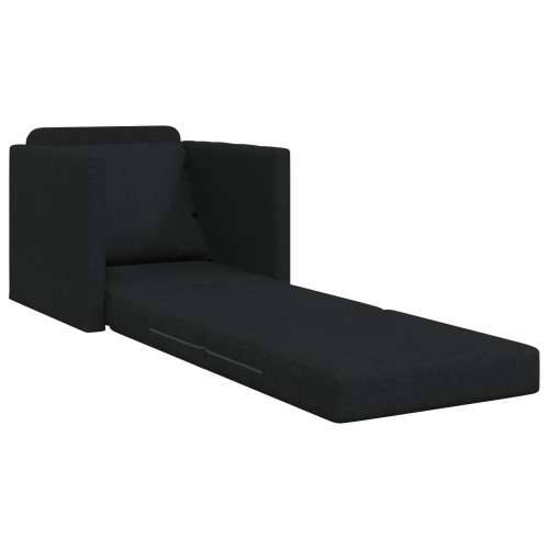 Floor Sofa Bed 2-u-1 Crna 74x77x81 cm Tkanina Cijena