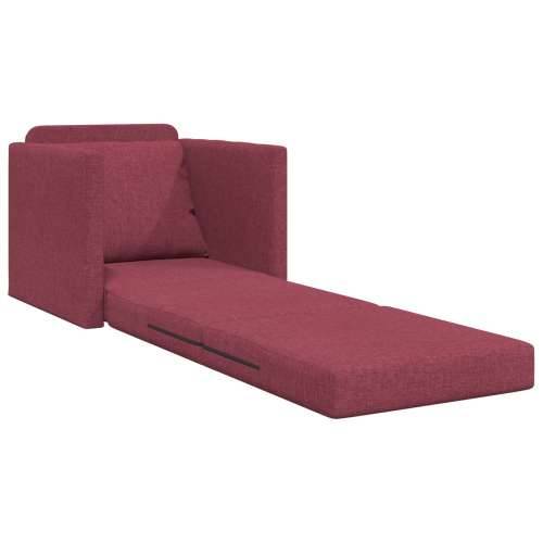 Sofa krevet 2-u-1 Bordo 74x77x81 cm Tkanina Cijena