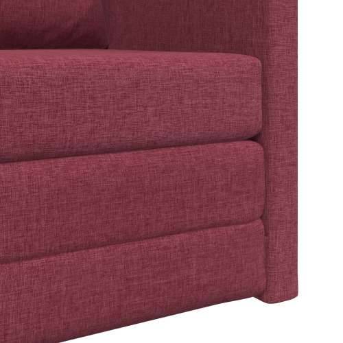 Sofa krevet 2-u-1 Bordo 74x77x81 cm Tkanina Cijena