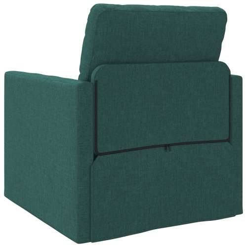 Sofa krevet 2-u-1 Tamno zelena 74x77x81 cm Tkanina Cijena