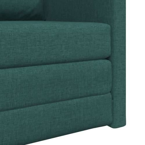 Sofa krevet 2-u-1 Tamno zelena 74x77x81 cm Tkanina Cijena