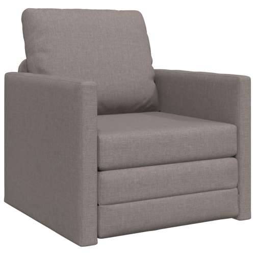 Sofa krevet 2-u-1 taupe 74x77x81 cm tkanina Cijena