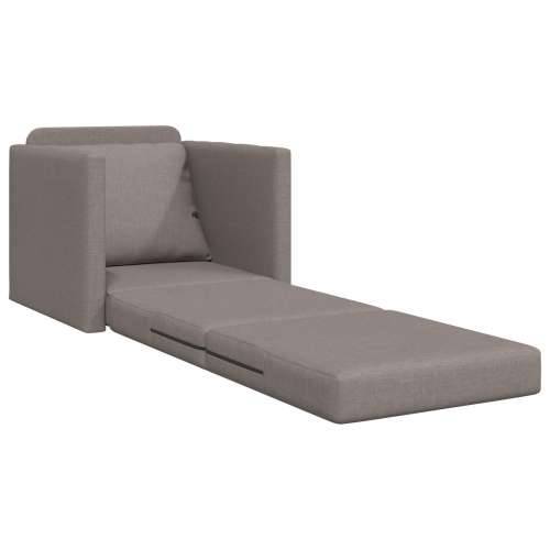 Sofa krevet 2-u-1 taupe 74x77x81 cm tkanina Cijena
