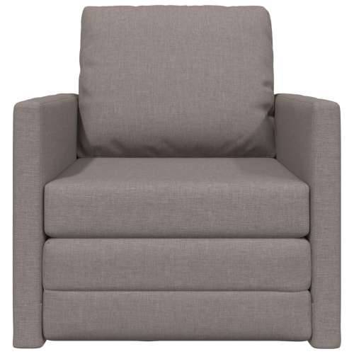 Sofa krevet 2-u-1 taupe 74x77x81 cm tkanina Cijena