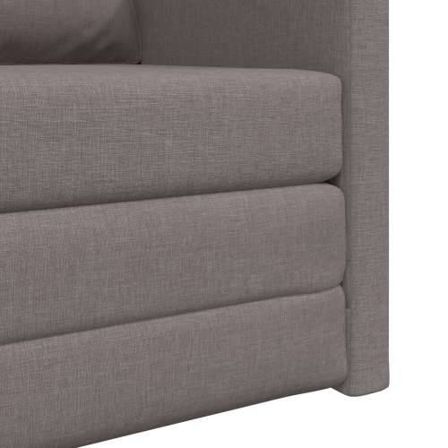 Sofa krevet 2-u-1 taupe 74x77x81 cm tkanina Cijena