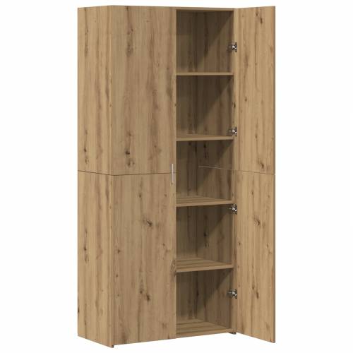 Visoki bife umjetnički hrast 40x42.5x185 cm od drvene ploče Cijena