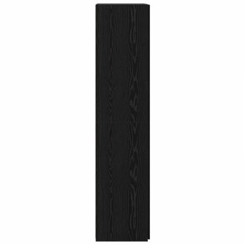 Bife Visoki Crni Hrast 40x42.5x185 cm Konstruirano Drvo Cijena
