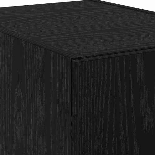 Bife Visoki Crni Hrast 40x42.5x185 cm Konstruirano Drvo Cijena