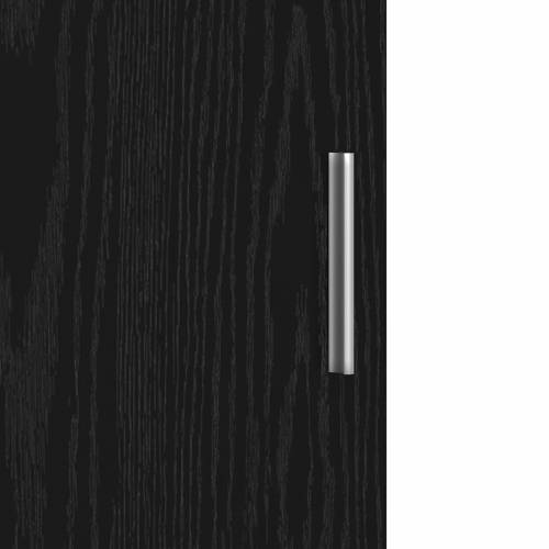 Bife Visoki Crni Hrast 40x42.5x185 cm Konstruirano Drvo Cijena