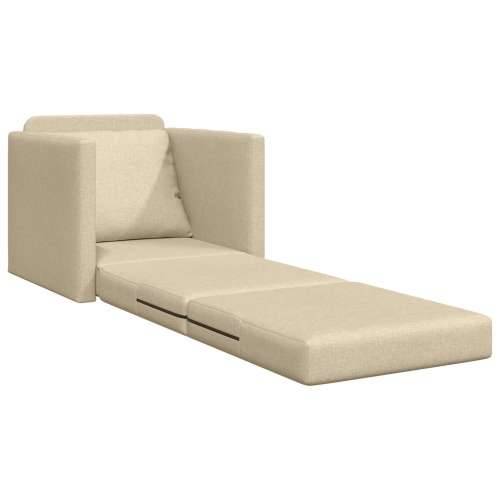 Sofa na razvlačenje 2-u-1 Krem 74x77x81 cm Tkanina Cijena
