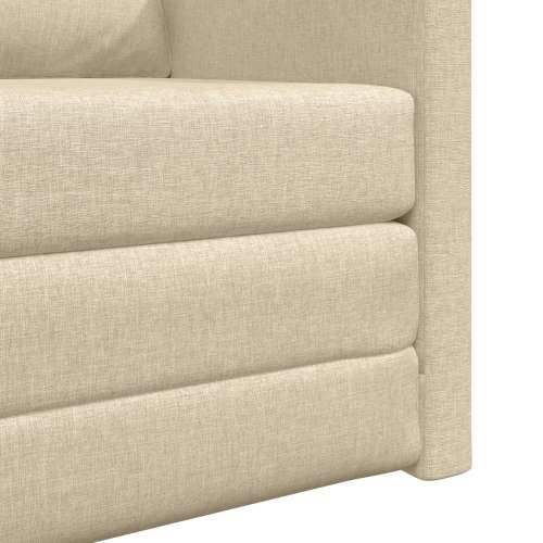 Sofa na razvlačenje 2-u-1 Krem 74x77x81 cm Tkanina Cijena
