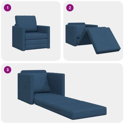 Sofa na kat 2-u-1 Plava 74x77x81 cm Tkanina Cijena