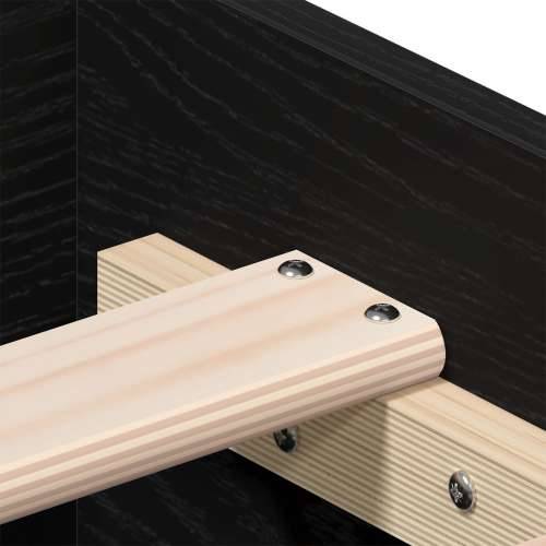Krevet s ladicama Crni hrast 120x190 cm Konstruirano drvo Cijena