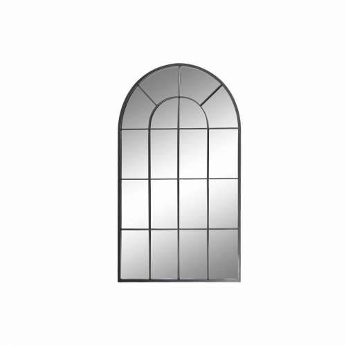 Zidno ogledalo DKD Home Decor Crna Kristal Željezo Ogledalo Prozor 70 x 2,5 x 120 cm 70 x 1,8 x 120 cm Cijena