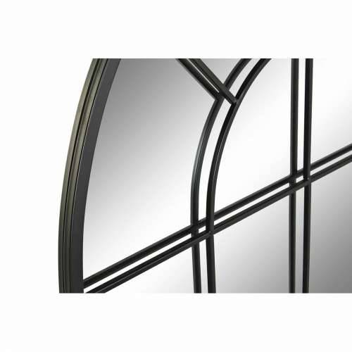 Zidno ogledalo DKD Home Decor Crna Kristal Željezo Ogledalo Prozor 70 x 2,5 x 120 cm 70 x 1,8 x 120 cm Cijena