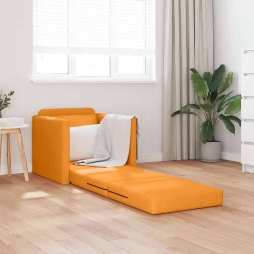 kauč na razvlačenje 2-u-1 tamno žuti 74x77x81 cm tkanina Cijena