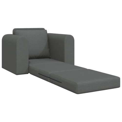 Floor Sofa Bed 2-u-1 Tamno Siva 98x71x83 cm Tkanina Cijena