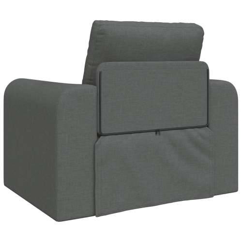 Floor Sofa Bed 2-u-1 Tamno Siva 98x71x83 cm Tkanina Cijena