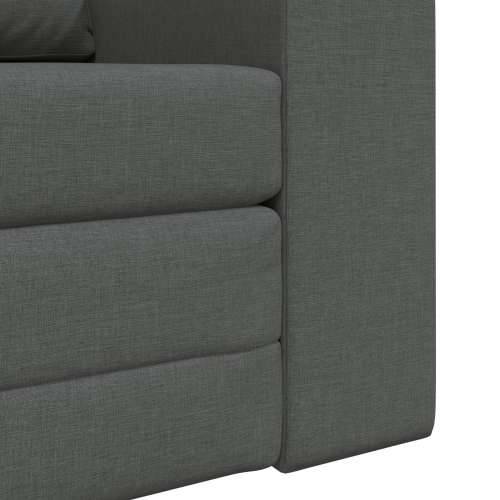 Floor Sofa Bed 2-u-1 Tamno Siva 98x71x83 cm Tkanina Cijena