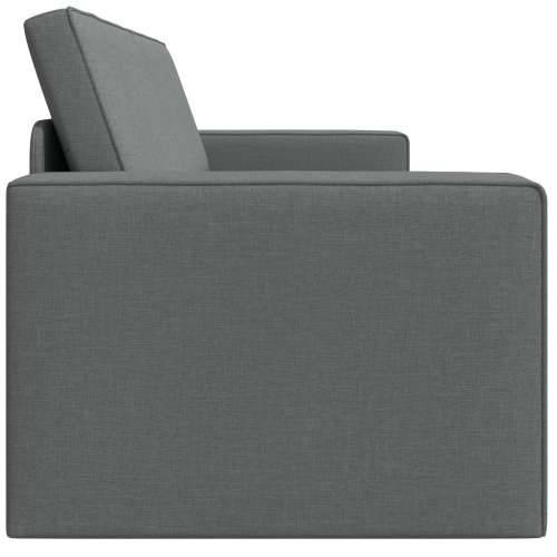 Sofa krevet 2-u-1 tamno siva 245x150x60.5 cm tkanina Cijena