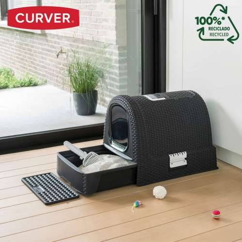 Pijesak za mačke Curver Antracitna 51 x 38,5 x 39,5 cm Plastika (Plastika) Cijena