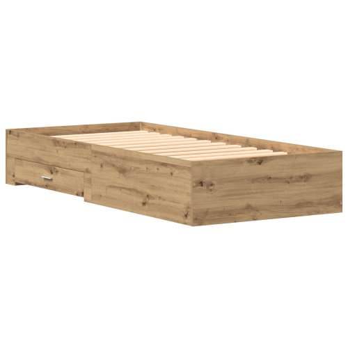 Krevetna konstrukcija Artisan Oak 90x200 cm Konstruirano drvo Cijena