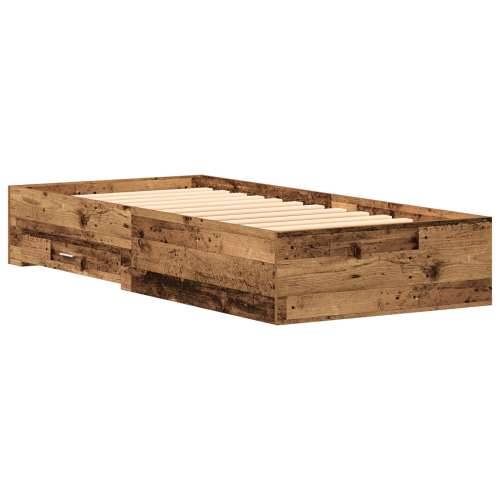 Krevet Okvir Stari Drvo 90x190 cm Konstruirano Drvo Cijena