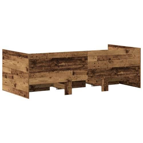 Krevet Staro drvo Inženjersko drvo 90 x 190 cm Čvrst Krevet Cijena