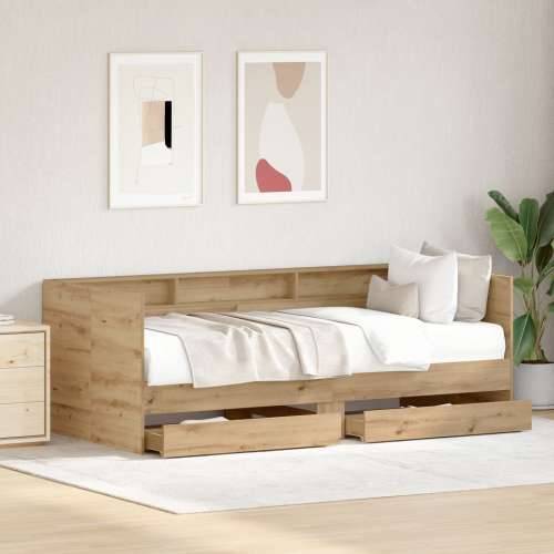 Krevet na dan s ladicama Artisan oak Konstruirano drvo 90 x 200 cm Cijena